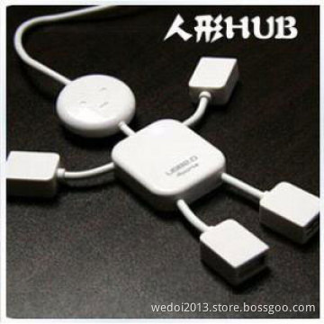 Robot 4 Ports High Speed USB Hub (WY-H04)